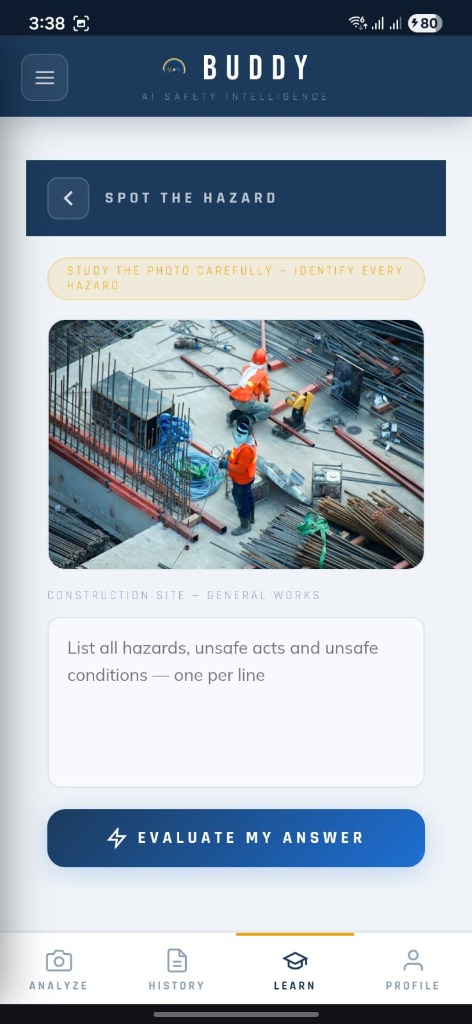 Buddy Spot the Hazard